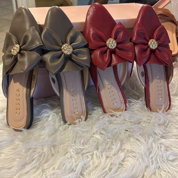 LOW HEEL SLIPPERS SIZE 6 NEW NEVER WORN - Picture 3 of 4